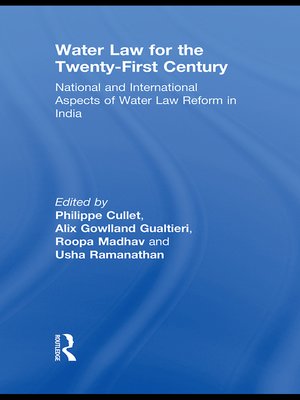 cover image of Water Law for the Twenty-First Century